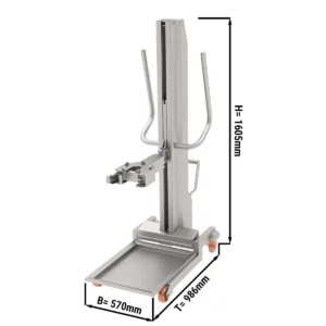 Kebabový výťah pre kebabové roboty - max. nosnosť: 350 kg