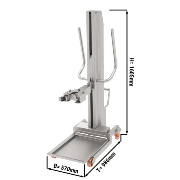 Kebabový výťah pre kebabové roboty - max. nosnosť: 350 kg