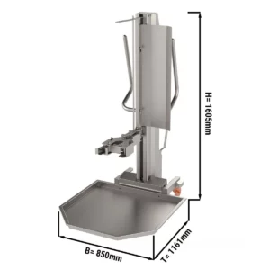 Kebabový výťah pre kebabové roboty - max. nosnosť: 350 kg