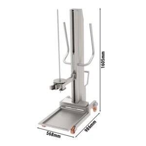 Zdvihák na kebab na špízy 15x15 mm - max. nosnosť: 350 kg