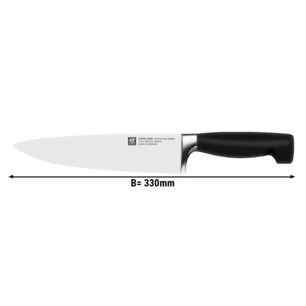 ZWILLING | VIER STERNE - kuchársky nôž - čepeľ 20 cm