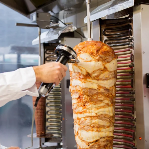 (5 kusov) Okrúhly krájač s hladkou čepeľou - Ø 80 mm pre krájač na kebab - Image 2