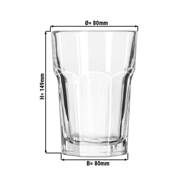(12 kusov) highball sklo - GIBRALTAR - 311 ml - priehľadné - Image 2