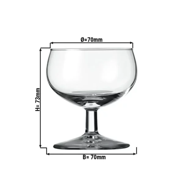 (6 kusov) pohár na likér - GILDE - 110 ml - Image 2