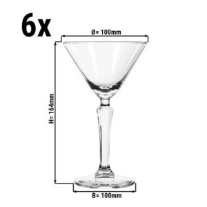 (6 kusov) Pohár na Martini - SPKSY - 190 ml - Transparent