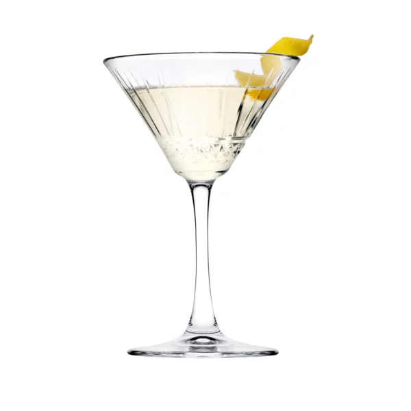 (4 kusy) Pohár na Martini - ELYSIA - 220 ml - priehľadný - Image 5