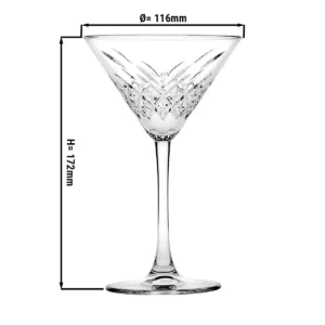 (12 kusov) Pohár na Martini - TIMELESS - 230 ml