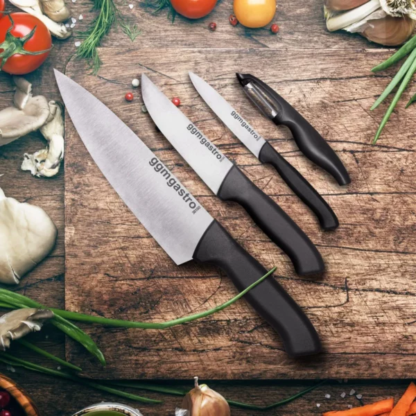Sada nožov Ecco Chef s taškou na rolky - 6 kusov - Image 4