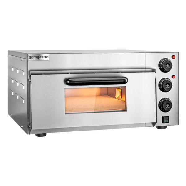 Elektrická mini pec na pizzu - 4x 20cm - manuálna - Image 5
