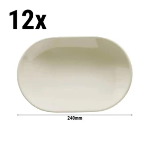 (12 kusov) TEOS - Tanier/ Tanier oválny - Ø 24 cm