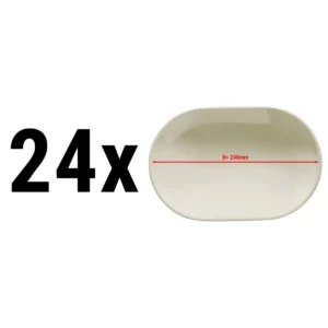(24 kusov) TEOS - Tanier/ Tanier oválny - Ø 24 cm