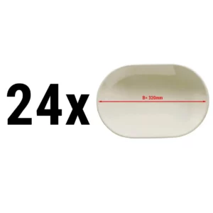 (24 kusov) TEOS - Tanier/ Tanier oválny - Ø 32 cm