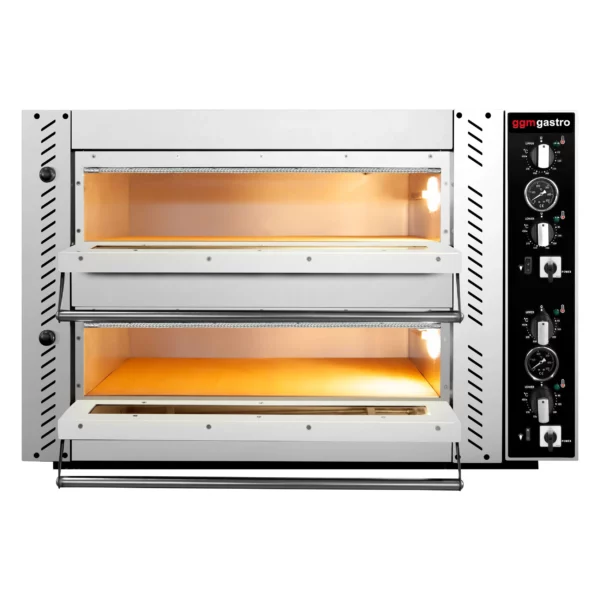 Elektrická pec na pizzu - (plnošamotová) - 4+4x 34cm - manuálna - Image 6