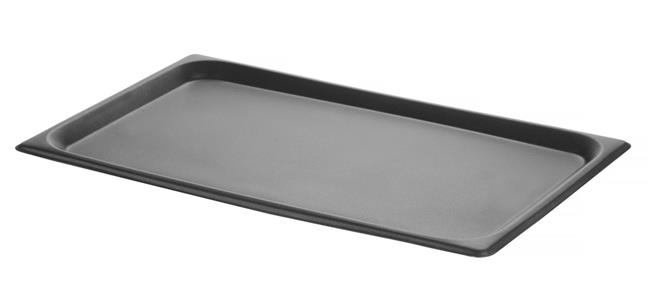 Plech na pečenie do rúry s nepriľnavým povrchom CONVECTOMAT ROAST, HENDI, GN 1/1, Čierna, 530x325x(H)17mm