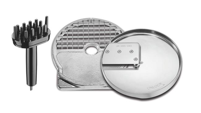 Disk na krájanie na kocky 12 mm, pre kuchynské roboty WFP16SE a WFP16SCDE, Waring, ⌀190.5mm – Obrázok 2