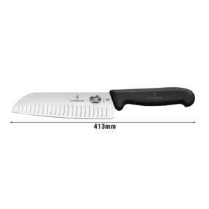 VICTORINOX Santoku nôž - 17 cm - čierny