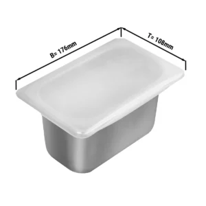 Silikónové veko pre 1/9 GN nádoby - 176 x 108 mm