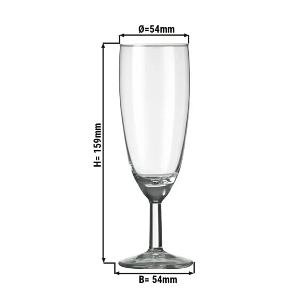 (12 kusov) pohár na šampanské - GILDE - 160 ml - Image 2