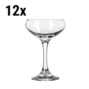 (12 kusov) miska na šampanské - VNÍMANIE - 250 ml - priehľadná