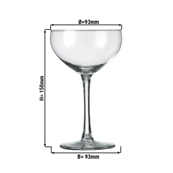 (6 kusov) miska na šampanské - SPECIALS - 240 ml - Image 2