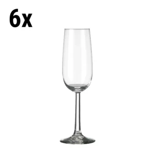 (6 kusov) pohár na šampanské - ESPRIT - 170 ml - priehľadný