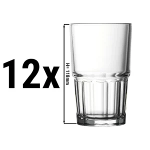 (12 kusov) pohár na džús & long drink - CASABLANCA - 284 ml