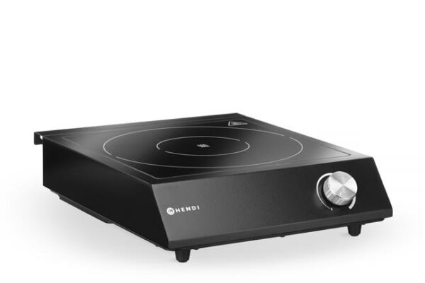 Sada: Indukčný sporák 3500W + hrniec + panvica na smaženie, HENDI, Čierna, 220-240V/3500W, 320x395x(H)95mm - Image 10