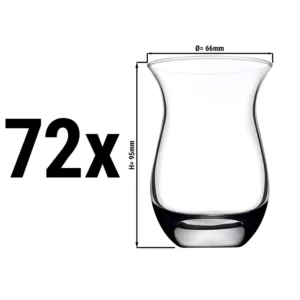 (72 kusov) čajový pohár - AQUA - 160 ml