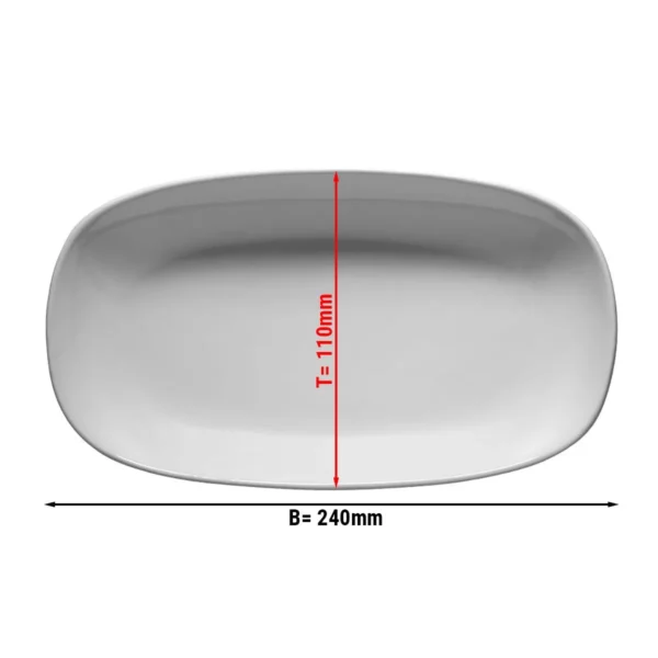 (12 kusov) ENTITY - tanier oválny - 24 cm - Image 4