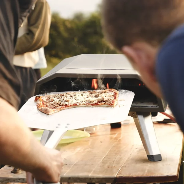 Prenosná pec na pizzu na drevené pelety - hĺbka: 300 mm - Image 2