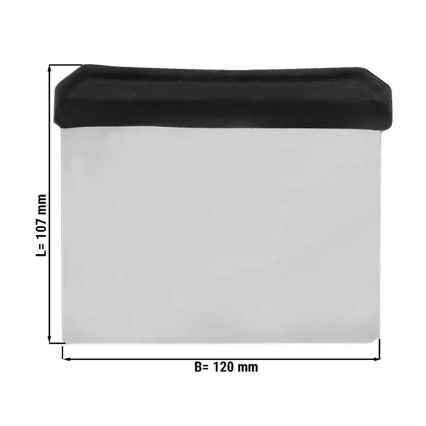 Škrabka na cesto - 12 x 8,5 cm - Image 2