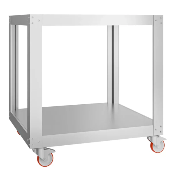 Plynová pec na pizzu - 6x 34cm - manuálna - vrátane digestora, základného rámu a súpravy kolies - Image 3