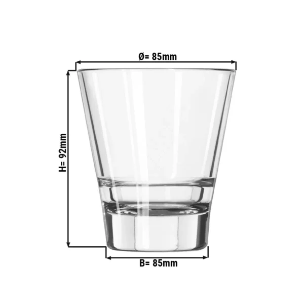(12 kusov) Univerzálne nápojové sklo - GILDE - 207 ml - Transparent - Image 2