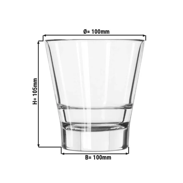 (12 kusov) Univerzálne nápojové sklo - GILDE - 355 ml - Transparent - Image 2