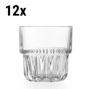 (12 ks) Univerzálny nápojový pohár - EVEREST - 207 ml - Transparent