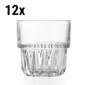 (12 ks) Univerzálny nápojový pohár - EVEREST - 266 ml - Transparent