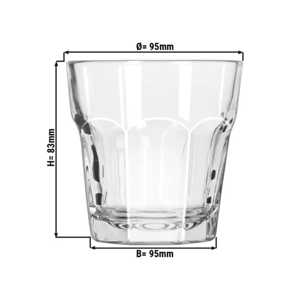(12 kusov) Univerzálne nápojové sklo - GIBRALTAR - 207 ml - Transparent - Image 5