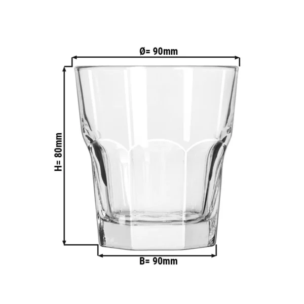(12 kusov) Univerzálne nápojové sklo - GIBRALTAR - 207 ml - Transparent - Image 2