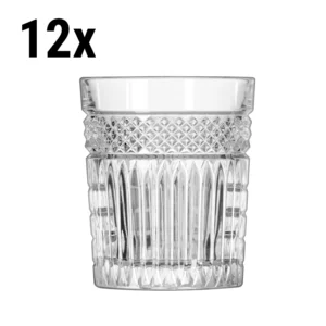 (12 kusov) Univerzálne nápojové sklo - RADIANT - 350 ml - transparentné