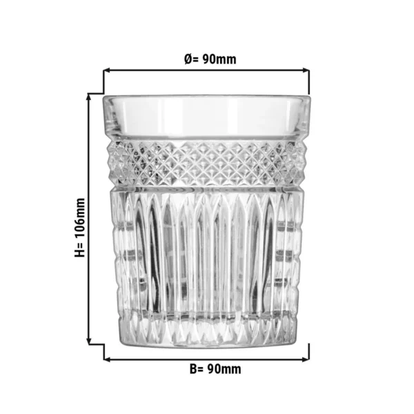 (12 kusov) Univerzálne nápojové sklo - RADIANT - 350 ml - transparentné - Image 2