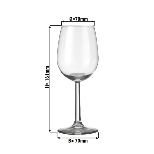 (6 kusov) pohár na víno - ESPRIT - 230 ml - priehľadný - Image 2