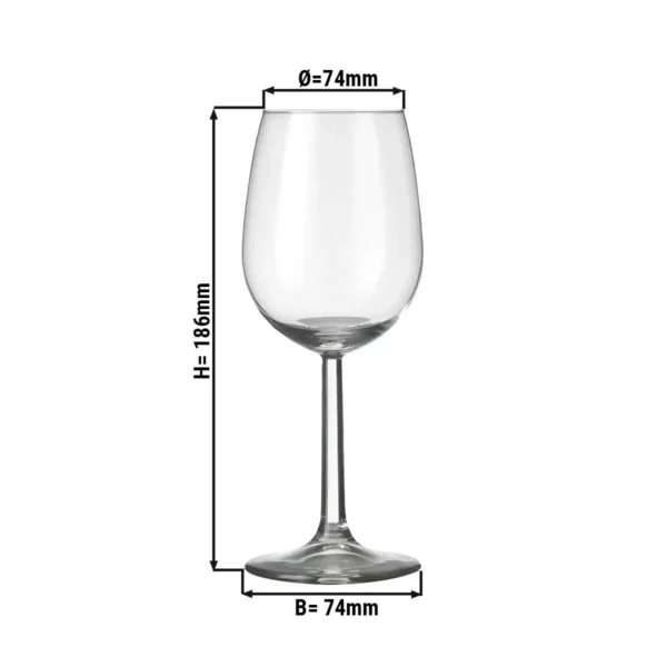 (6 kusov) pohár na víno - ESPRIT - 290 ml - priehľadný - Image 2