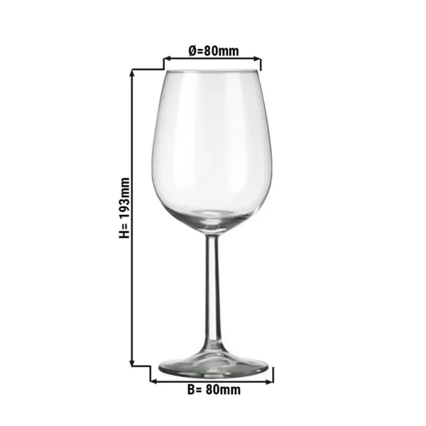 (6 kusov) pohár na víno - ESPRIT - 350 ml - priehľadný - Image 3