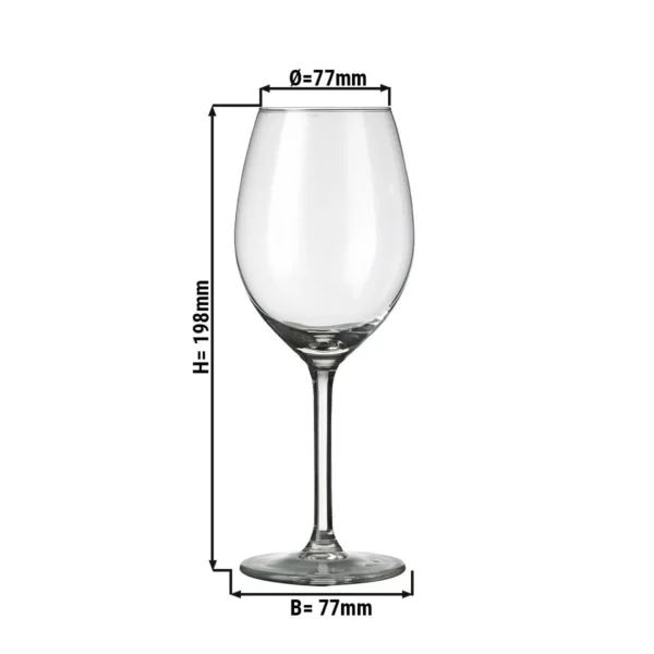 (6 kusov) pohár na víno - ESPRIT - 320 ml - priehľadný - Image 2