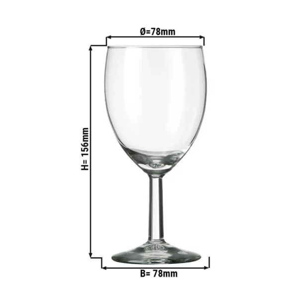 (6 kusov) pohár na víno - GILDE - 290 ml - Image 2