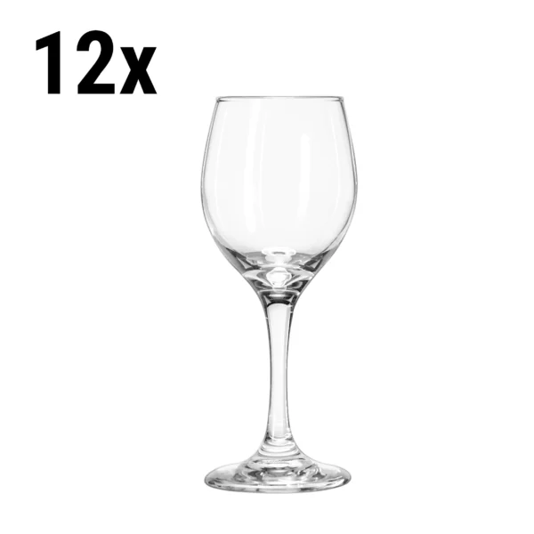 (12 kusov) Pohár na víno - VNÍMANIE - 237 ml - Priehľadné