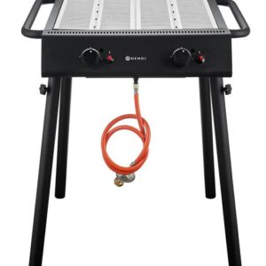Xantos Black Plynový gril, HENDI, Čierna, 9,5kW, 770x710x(H)870mm