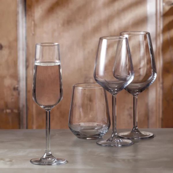 (6 kusov) pohár na víno - ALLEGRA - 350 ml - priehľadný - Image 2