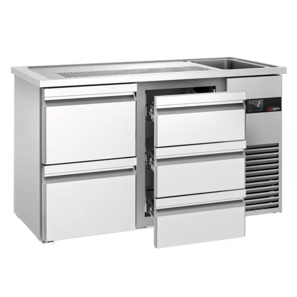 Pivný bar PREMIUM - 1550x700mm - 5 zásuviek - Image 3