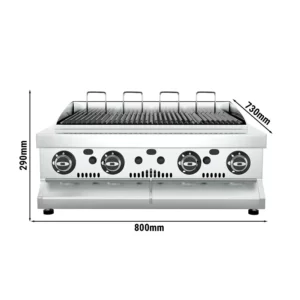Plynový vodný gril - 10,4 kW